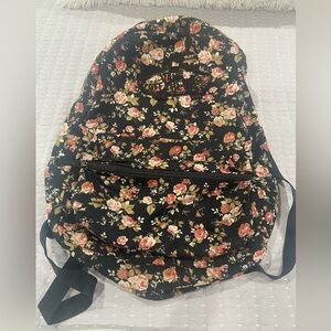 Vans Off The Wall Floral Black Backpack